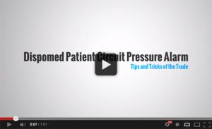 Dispomed Patient Circuit Pressure Alarm Video